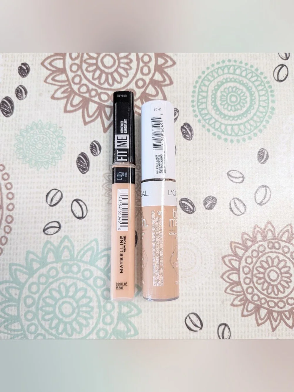 L'Oréal True Match Serum C2 & Maybelline Fit Me Concealer 05